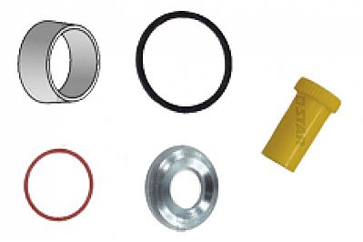 Ремкомплект форсунки Denso 095000-7580 (пластиковая втулка, 2 резиновых кольца, шайба, колпачок)