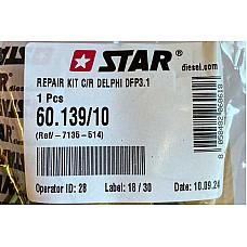 Ремкомплект ТНВД Delphi DFP3 9421A000A, 9421A001A, 9421A030A (Mercedes-Benz OM646 | 7135-514)