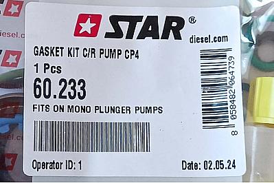 Ремкомплект ТНВД Bosch CP4 0445010559, 0445010512, 0445010545