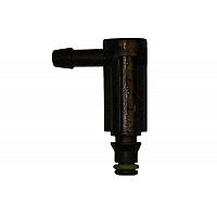 Штуцер (Г-образный, высокий) обратки форсунки Bosch 0445110239, 0445110259 / Ford (пластик)