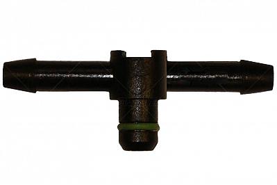 Штуцер (Т-образный) обратки форсунки Denso (пластик)