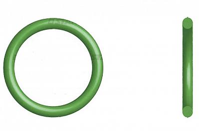 Уплотнительное кольцо (Ø 3,6 мм, толщина 1,3 мм) на штуцер обратки форсунки Bosch, Denso, VDO