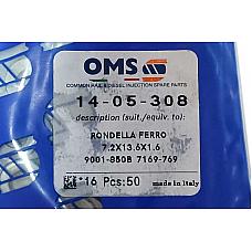 Шайба пламягасящая уплотнительная под форсунку Delphi (1 шт. | 9001-850B)