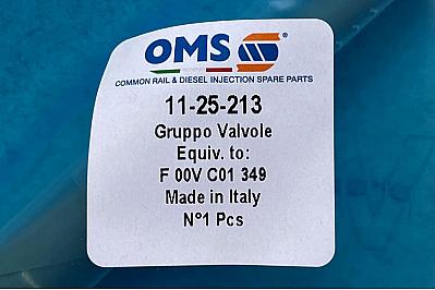 Комплект клапанов форсунки Mazda / 0445110249, 0445110250 (F00VC01349)