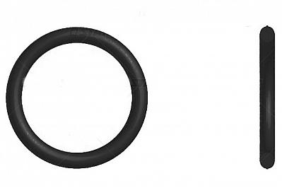 Уплотнительное кольцо (Ø 4,10 мм, толщина 1,9 мм) на штуцер обратки форсунки Delphi
